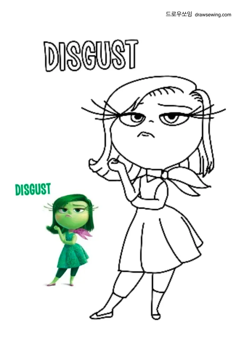 disgust coloring