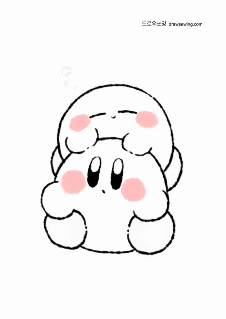kirby coloring