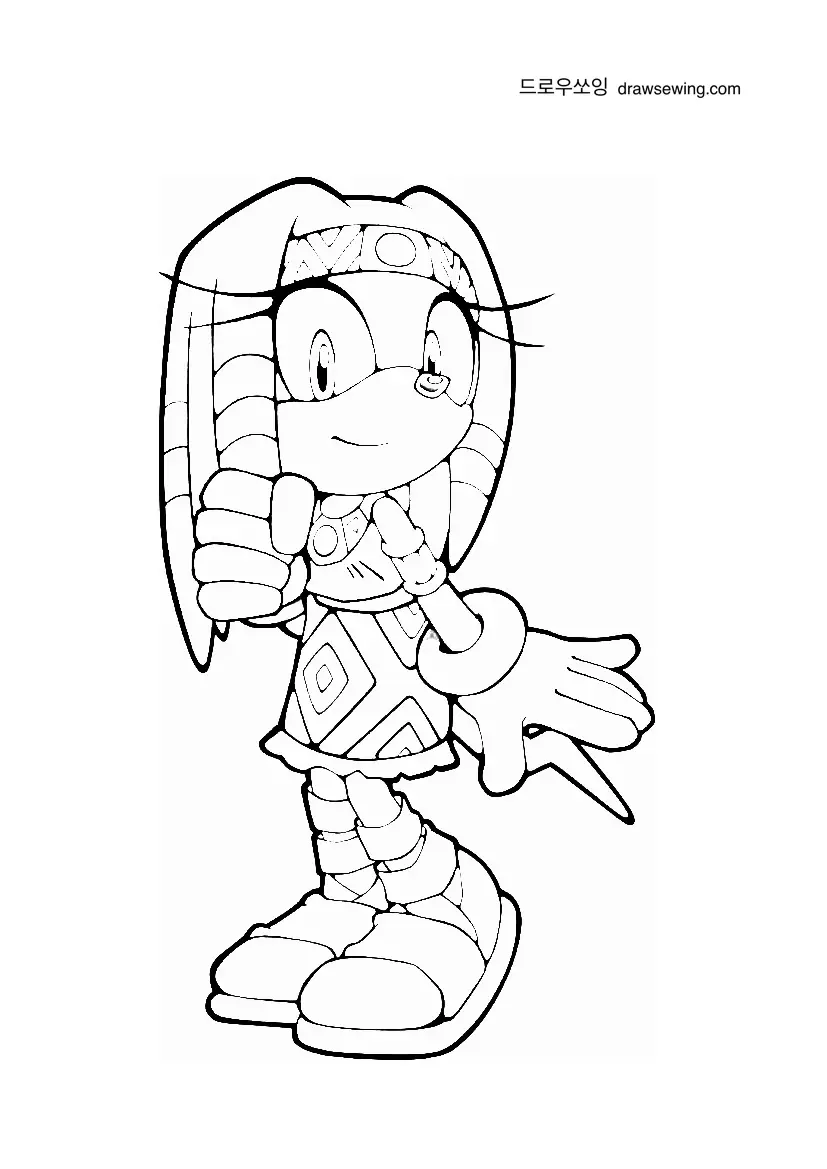 sonic coloring pages